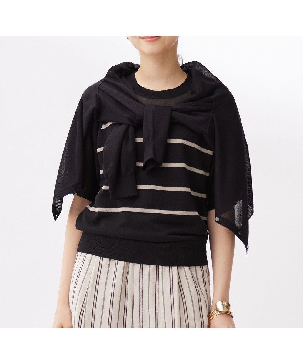 【自由区/JIYU-KU】の【洗える】ブライトシアー カーディガン インテリア・キッズ・メンズ・レディースファッション・服の通販 founy(ファニー) ファッション Fashion レディースファッション Fashion for Women トップス・カットソー Cut & Sew Tops カーディガン・羽織り Layered Style Cardigans カーディガン Cardigan, Knitwear シアー Sheer, See-Through トレンド Trend, Trending Now ブライト Bright, Shiny 夏 Summer 春 Spring S/S・春夏 SS, Spring/Summer, Warm Season 洗える Machine Washable ブラック|ID: prp329100004516610 ipo3291000000033577597