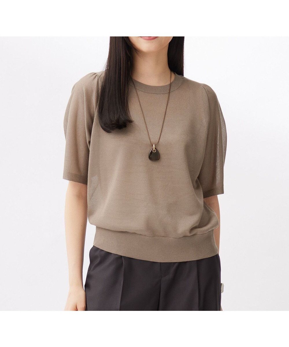 【自由区/JIYU-KU】の【洗える】ブライトシアープルオーバー ニット 人気、トレンドファッション・服の通販 founy(ファニー) 　ファッション　Fashion　レディースファッション　WOMEN　トップス・カットソー　Tops/Tshirt　ニット　Knit Tops　プルオーバー　Pullover　おすすめ　Recommend　ギャザー　Gather　コンパクト　Compact　シアー　Sheer　セーター　Sweater　ブライト　Bright　ボトム　Bottom　ワイド　Wide　夏　Summer　春　Spring　S/S・春夏　Ss・Spring/Summer　洗える　Washable　 other-1|ID: prp329100004516611 ipo3291000000031918484
