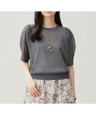 【自由区/JIYU-KU】の【洗える】ブライトシアープルオーバー ニット チャコール|ID: prp329100004516611 ipo3291000000031918490