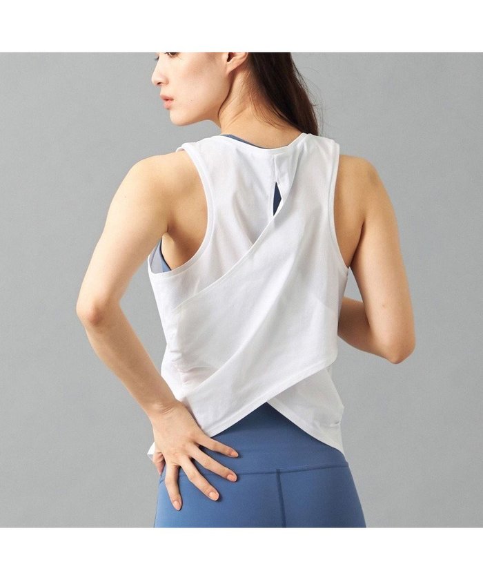 【チャコット/Chacott】のChacott BALANCE EasyCare+ デザインタンクトップ インテリア・キッズ・メンズ・レディースファッション・服の通販 founy(ファニー) https://founy.com/ ファッション Fashion レディースファッション WOMEN トップス・カットソー Tops/Tshirt 吸水 Water Absorption 軽量 Lightweight シンプル Simple スタイリッシュ Stylish ストレッチ Stretch スポーツ Sports タンク Tank ドレープ Drape パウダー Powder フィット Fit ランニング Running |ID: prp329100004516615 ipo3291000000031918507
