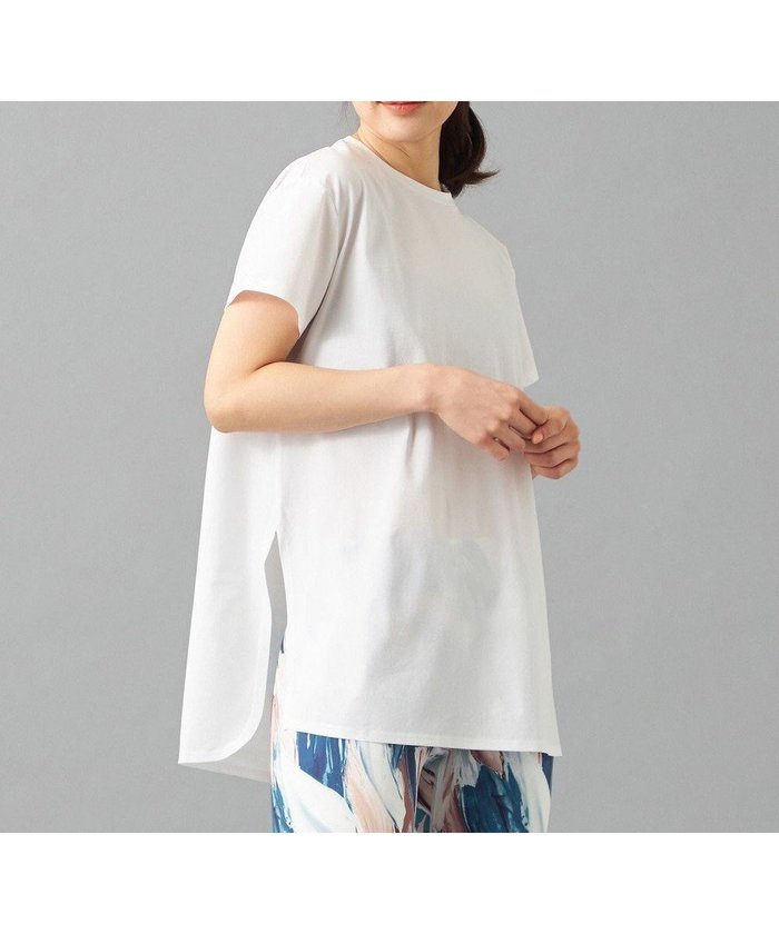 【チャコット/Chacott】のChacott BALANCE EasyCare+ スリットTシャツ インテリア・キッズ・メンズ・レディースファッション・服の通販 founy(ファニー) https://founy.com/ ファッション Fashion レディースファッション WOMEN トップス・カットソー Tops/Tshirt シャツ/ブラウス Shirts/Blouses ロング / Tシャツ T-Shirts 吸水 Water Absorption 軽量 Lightweight ストレッチ Stretch スポーツ Sports スリット Slit パウダー Powder フィット Fit ランニング Running |ID: prp329100004516617 ipo3291000000031918526