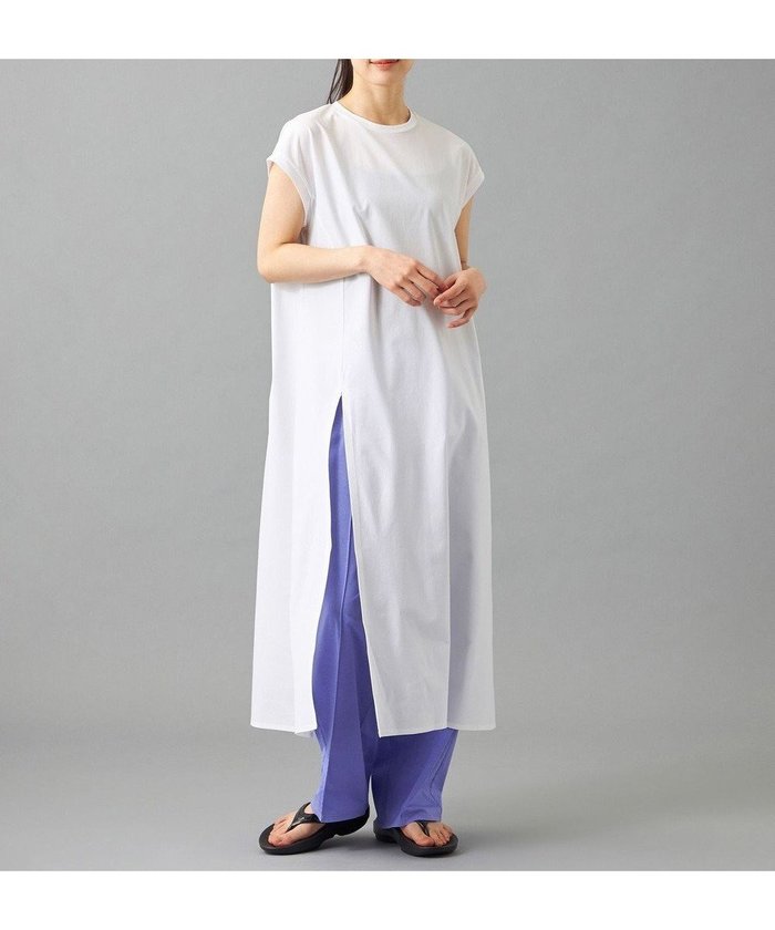 【チャコット/Chacott】のChacott BALANCE EasyCare+ スリットワンピース インテリア・キッズ・メンズ・レディースファッション・服の通販 founy(ファニー) https://founy.com/ ファッション Fashion レディースファッション WOMEN ワンピース Dress 吸水 Water Absorption 軽量 Lightweight ストレッチ Stretch スポーツ Sports スリット Slit パウダー Powder 夏 Summer |ID: prp329100004516621 ipo3291000000031918548