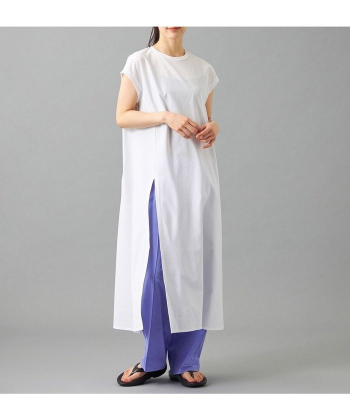 【チャコット/Chacott】のChacott BALANCE EasyCare+ スリットワンピース インテリア・キッズ・メンズ・レディースファッション・服の通販 founy(ファニー) https://founy.com/ ファッション Fashion レディースファッション Fashion for Women ワンピース Dresses 吸水 Absorbent, Quick-Dry 軽量 Lightweight, Ultra Light ストレッチ Stretch, Stretchy Fabric スポーツ Sports, Activewear スリット Slit, Slit Detail パウダー Powder, Soft Tone 夏 Summer |ID: prp329100004516621 ipo3291000000032740355