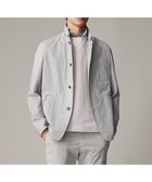 【ジョセフ アブード/JOSEPH ABBOUD / MEN】の夏ブルゾン【JAPANファブリック/清涼/軽量】ダブルワッシャーストレッチ ブルゾン ライトグレー系|ID: prp329100004517507 ipo3291000000031929668