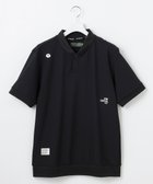 【ピーダブリュサーキュラス/PW CIRCULUS / MEN】の【吸水速乾 / UV遮蔽率99% UVカット / ストレッチ】【MEN】ベースボールカラーポロシャツ ブラック系|ID: prp329100004517508 ipo3291000000032047128