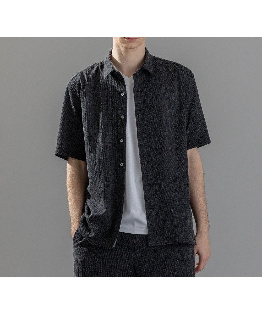 【ジョゼフ オム/JOSEPH HOMME / MEN】の新素材【通気性/洗える/ストレッチ】トリコワッシャーストレッチ レギュラーカラー半袖シャツ インテリア・キッズ・メンズ・レディースファッション・服の通販 founy(ファニー) 　ファッション　Fashion　メンズファッション　Men's Style Online　トップス・カットソー　Tops/Tshirt/Men　シャツ　Shirts　カットソー　Cut And Sew　シンプル　Simple　ストレッチ　Stretch　レギュラー　Regular　ワッシャー　Washer　半袖　Short Sleeve　夏　Summer　春　Spring　S/S・春夏　Ss・Spring/Summer　洗える　Washable　グレー系|ID: prp329100004517512 ipo3291000000032634814