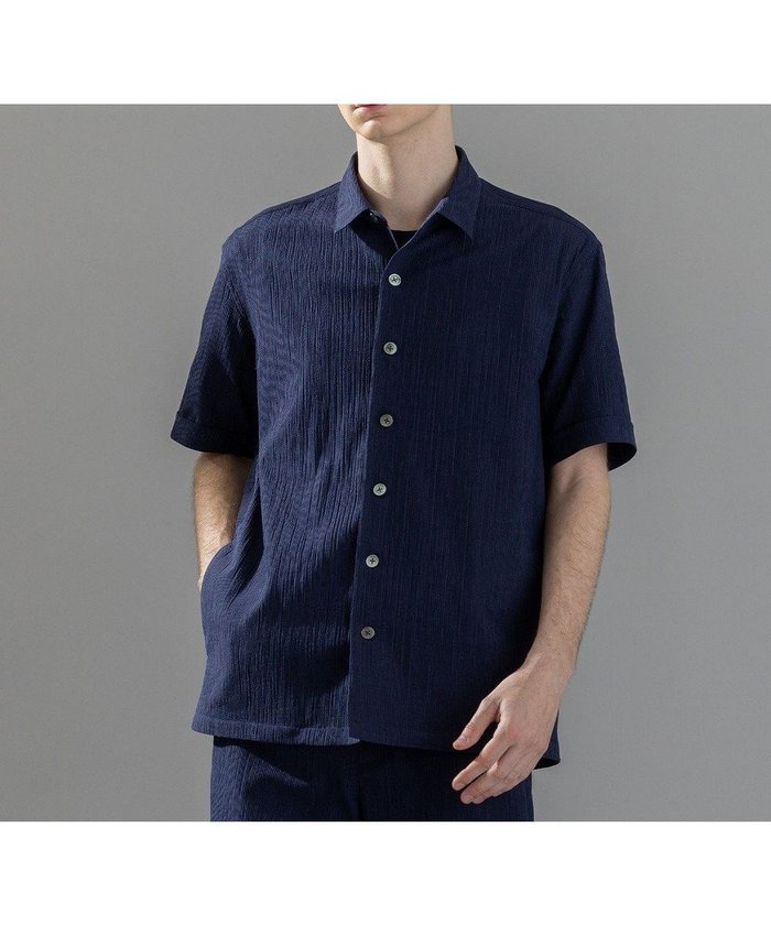 【ジョゼフ オム/JOSEPH HOMME / MEN】の新素材【通気性/洗える/ストレッチ】トリコワッシャーストレッチ レギュラーカラー半袖シャツ インテリア・キッズ・メンズ・レディースファッション・服の通販 founy(ファニー) https://founy.com/ ファッション Fashion メンズファッション Fashion for Men トップス・カットソー Cut & Sew Tops メンズシャツ Shirts カットソー Cut and Sewn Top シンプル Simple, Minimal ストレッチ Stretch, Stretchy Fabric レギュラー Regular, Standard Fit ワッシャー Washer, Crinkled Finish 半袖 Short Sleeve, Half Sleeve 夏 Summer 春 Spring S/S・春夏 SS, Spring/Summer, Warm Season 洗える Machine Washable |ID: prp329100004517512 ipo3291000000034584585
