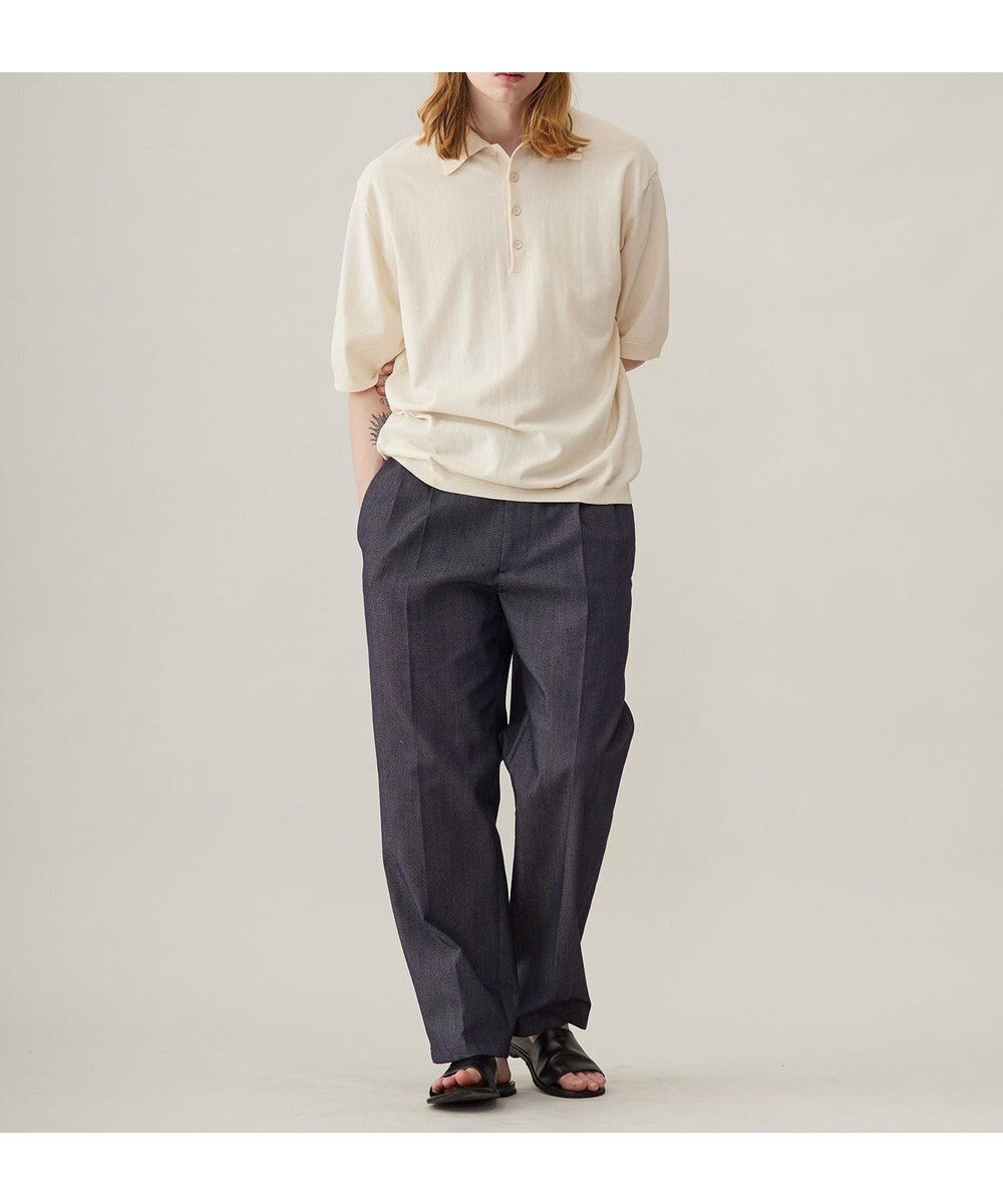 【アンフィーロ/UNFILO / MEN】のFINE MOVE ニットポロ インテリア・キッズ・メンズ・レディースファッション・服の通販 founy(ファニー) 　ファッション　Fashion　メンズファッション　MEN　トップス・カットソー　Tops/Tshirt/Men　ニット　Knit Tops　セーター　Sweater　トレンド　Trend　ロング　Long　夏　Summer　春　Spring　S/S・春夏　Ss・Spring/Summer　エクリュ|ID: prp329100004517513 ipo3291000000031929730