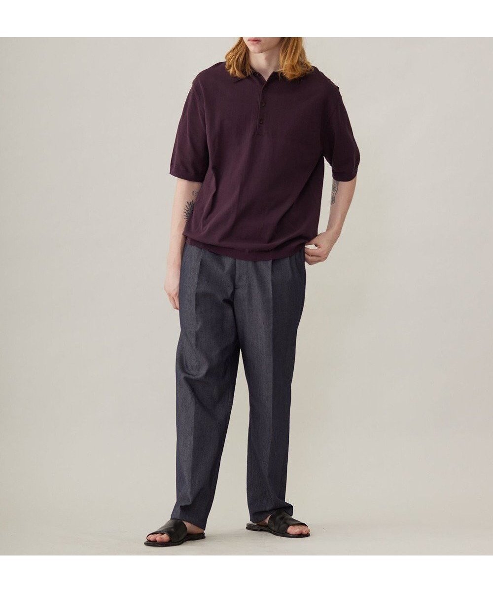 【アンフィーロ/UNFILO / MEN】のFINE MOVE ニットポロ インテリア・キッズ・メンズ・レディースファッション・服の通販 founy(ファニー) 　ファッション　Fashion　メンズファッション　MEN　トップス・カットソー　Tops/Tshirt/Men　ニット　Knit Tops　セーター　Sweater　トレンド　Trend　ロング　Long　夏　Summer　春　Spring　S/S・春夏　Ss・Spring/Summer　ボルドー|ID: prp329100004517513 ipo3291000000031929731