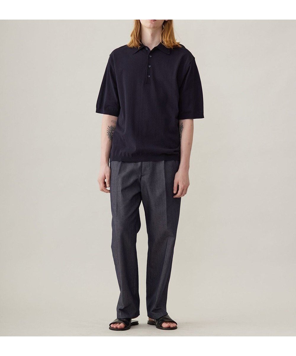 【アンフィーロ/UNFILO / MEN】のFINE MOVE ニットポロ 24年春夏商品 インテリア・キッズ・メンズ・レディースファッション・服の通販 founy(ファニー) ファッション Fashion メンズファッション Fashion for Men トップス・カットソー Cut & Sew Tops ニット・セーター / 定番トップス Knit Tops & Sweaters セーター Sweater, Knitwear トレンド Trend, Trending Now ロング Long, Long-Length 夏 Summer 春 Spring S/S・春夏 SS, Spring/Summer, Warm Season ネイビー|ID: prp329100004517513 ipo3291000000034817140