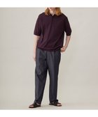 【アンフィーロ/UNFILO / MEN】のFINE MOVE ニットポロ 24年春夏商品 ボルドー|ID: prp329100004517513 ipo3291000000034817142