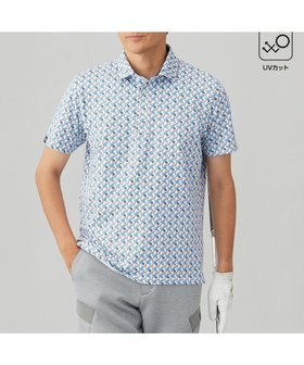 【23区 ゴルフ/23区GOLF / MEN】の【MEN】【吸水速乾/UVカット】アザミ小紋柄半袖ポロシャツ 人気、トレンドファッション・服の通販 founy(ファニー) ファッション Fashion メンズファッション MEN トップス・カットソー Tops/Tshirt/Men シャツ Shirts ポロシャツ Polo Shirts おすすめ Recommend なめらか Smooth ストレッチ Stretch ベスト Vest ポロシャツ Polo Shirt モチーフ Motif 半袖 Short Sleeve 吸水 Water Absorption A/W・秋冬 Aw・Autumn/Winter・Fw・Fall-Winter |ID:prp329100004517515