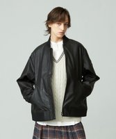 【ジェイプレスヨークストリート/J.PRESS YORK STREET】の【UNISEX】エコレザーMA-1 人気、トレンドファッション・服の通販 founy(ファニー) ファッション Fashion レディースファッション WOMEN アウター Coat Outerwear ジャケット Jackets ブルゾン Blouson/Jackets MA-1 MA-1 ユニセックス Unisex インナー Inner ジャケット Jacket ブルゾン Blouson A/W・秋冬 Aw・Autumn/Winter・Fw・Fall-Winter |ID:prp329100004517520