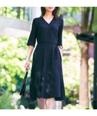 【ベイジ,/BEIGE,】のCINDY / カシュクールワンピース Navy×Black|ID: prp329100004517521 ipo3291000000031929828
