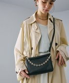 【トプカピ/TOPKAPI】の【TREASURE TOPKAPI】スムース レザー チェーン付き スワローマチ ミニ ショルダー バッグ ブラック|ID: prp329100004517531 ipo3291000000031929963