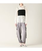 【グレース コンチネンタル/GRACE CONTINENTAL】のコードレースオーバーシャツ ホワイト|ID: prp329100004517533 ipo3291000000031930022