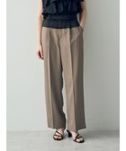 【イェッカ ヴェッカ/YECCA VECCA】のサテン切替ストレートパンツ Dark Beige|ID: prp329100004517556 ipo3291000000031930346