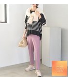 【アンフィーロ 自由区/UNFILO】の【吸湿発熱】裏起毛テーパードパンツ ピンク|ID: prp329100004517561 ipo3291000000032560374
