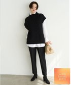 【アンフィーロ 自由区/UNFILO】の【吸湿発熱】裏起毛テーパードパンツ ブラック|ID: prp329100004517561 ipo3291000000032560377