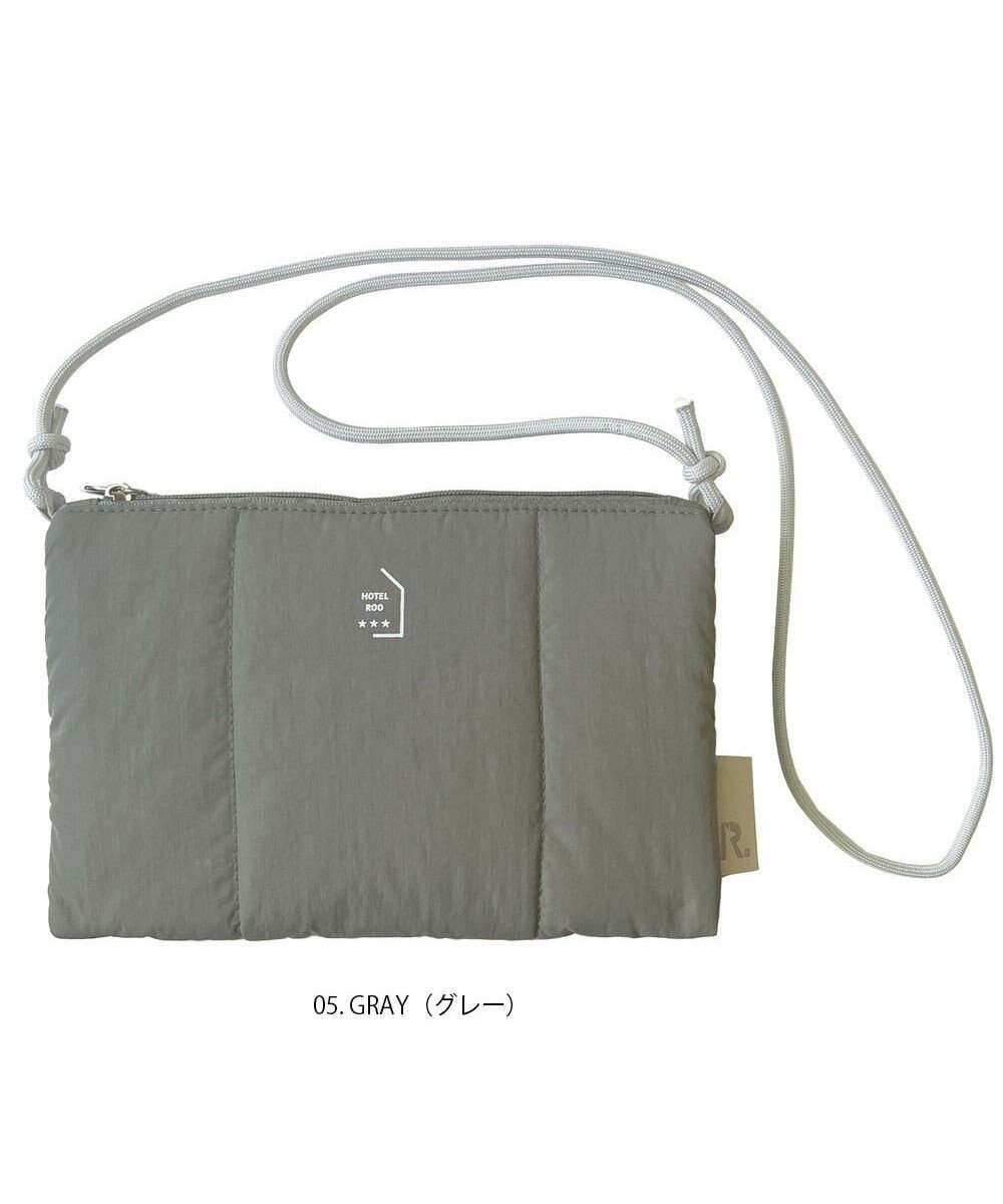 【ルートート/ROOTOTE】の1116【ファスナー開閉】EU.サコッシュ.イントリップ-A インテリア・キッズ・メンズ・レディースファッション・服の通販 founy(ファニー) 　ファッション　Fashion　レディースファッション　WOMEN　カメラ　Camera　クッション　Cushion　軽量　Lightweight　ショルダー　Shoulder　ハンカチ　Handkerchief　フィット　Fit　ポケット　Pocket　旅行　Travel　小旅行　Trip　NEW・新作・新着・新入荷　New Arrivals　05:グレー|ID: prp329100004517567 ipo3291000000031930501