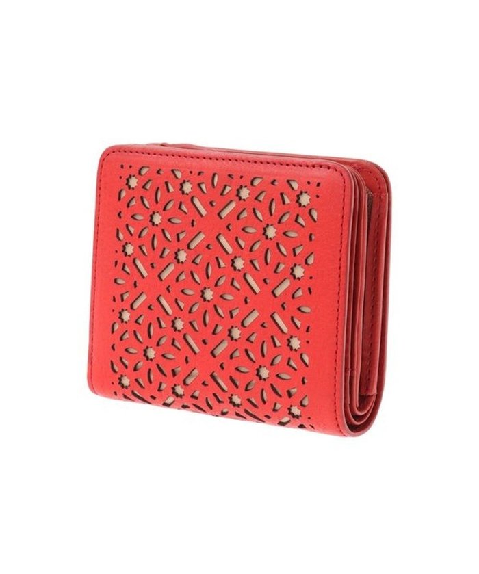 【ゲンテン/genten】のダイヤカットワーク 二つ折り財布 インテリア・キッズ・メンズ・レディースファッション・服の通販 founy(ファニー) https://founy.com/ ファッション Fashion レディースファッション Fashion for Women ミニ財布・二つ折り財布 Wallets & Card Cases イタリア Italy ワーク Workwear, Utility Style 定番 Standard, Basic Item 財布 Wallet, Purse 透かし Cut-Out, Lacework |ID: prp329100004517579 ipo3291000000036030252