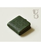 【ゲンテン/genten】のダイヤカットワーク 二つ折り財布 フォレストグリーン|ID: prp329100004517579 ipo3291000000036030260