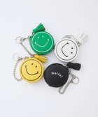 【トプカピ/TOPKAPI】の【Breath TOPKAPI】SMILE COLLECTION スマイル ラウンド ポーチ チャーム グリーン|ID: prp329100004517587 ipo3291000000031930764