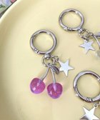 【ウィゴー/WEGO】のカラークリアチェリーキーホルダー ライトパープル|ID: prp329100004517600 ipo3291000000032212789