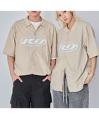 【ウィゴー/WEGO】の【ユニセックス着用ITEM】リップストップグラフィックシャツ(SS) ベージュ|ID: prp329100004517604 ipo3291000000032212887
