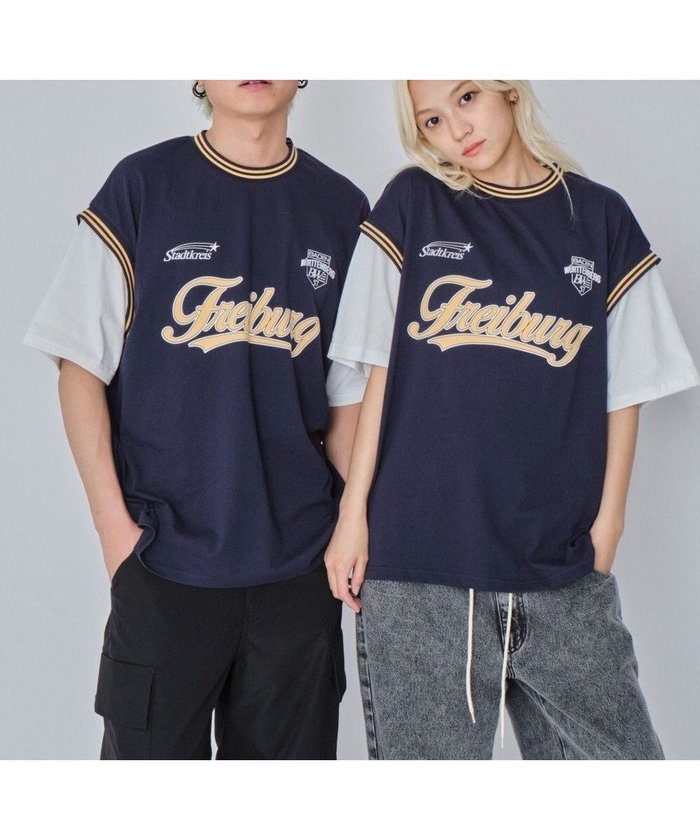 【ウィゴー/WEGO】の【ユニセックス着用ITEM/MLサイズ展開】フェイクタンクグラフィックT(SS) インテリア・キッズ・メンズ・レディースファッション・服の通販 founy(ファニー) https://founy.com/ ファッション Fashion レディースファッション WOMEN トップス・カットソー Tops/Tshirt シャツ/ブラウス Shirts/Blouses ロング / Tシャツ T-Shirts カットソー Cut and Sewn 春 Spring カットソー Cut And Sew カーゴパンツ Cargo Pants キャップ Cap グラフィック Graphic ショート Short スマホ Smartphone タンク Tank デニム Denim フロント Front ベスト Vest S/S・春夏 Ss・Spring/Summer 再入荷 Restock/Back In Stock/Re Arrival おすすめ Recommend 夏 Summer |ID: prp329100004517605 ipo3291000000032212893