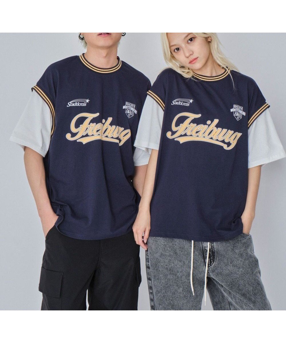 【ウィゴー/WEGO】の【ユニセックス着用ITEM/MLサイズ展開】フェイクタンクグラフィックT(SS) 人気、トレンドファッション・服の通販 founy(ファニー) 　ファッション　Fashion　レディースファッション　WOMEN　トップス・カットソー　Tops/Tshirt　シャツ/ブラウス　Shirts/Blouses　ロング / Tシャツ　T-Shirts　カットソー　Cut and Sewn　春　Spring　カットソー　Cut And Sew　カーゴパンツ　Cargo Pants　キャップ　Cap　グラフィック　Graphic　ショート　Short　スマホ　Smartphone　タンク　Tank　デニム　Denim　フロント　Front　ベスト　Vest　S/S・春夏　Ss・Spring/Summer　再入荷　Restock/Back In Stock/Re Arrival　おすすめ　Recommend　夏　Summer　 other-1|ID: prp329100004517605 ipo3291000000032212893