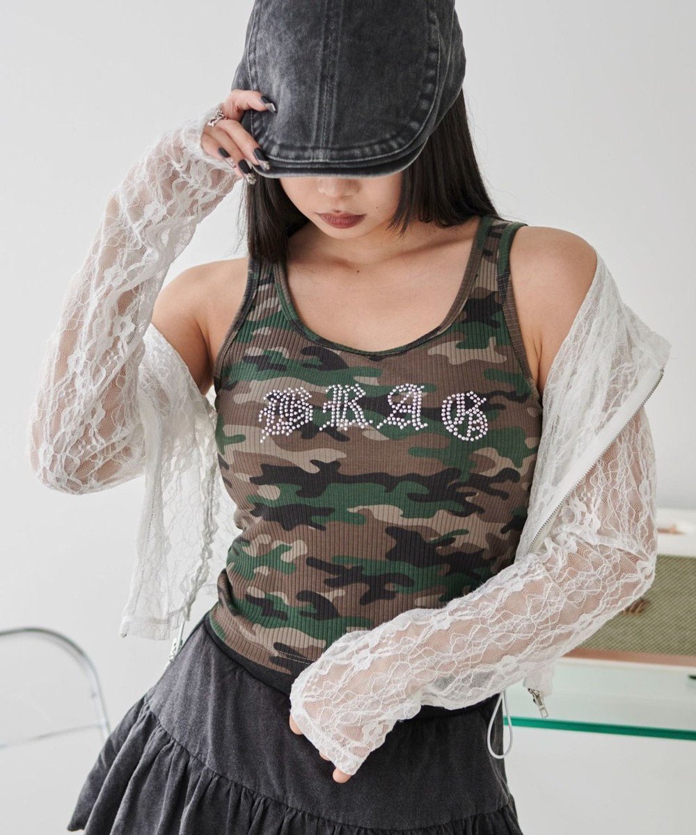 【ウィゴー/WEGO】の【カップ付きインナー】ロゴスタッズカップインタンク インテリア・キッズ・メンズ・レディースファッション・服の通販 founy(ファニー) 　ファッション　Fashion　レディースファッション　Fashion for Women　トップス・カットソー　Cut & Sew Tops　おすすめ　Recommended / Our Picks　インナー　Innerwear　ジャケット　Jacket, Outerwear　スタッズ　Studs, Metal Accents　スマホ　Smartphone, Mobile Device　タンク　Tank Top, Sleeveless Top　プチプライス・低価格　Affordable / Budget Price　夏　Summer　春　Spring　S/S・春夏　SS, Spring/Summer, Warm Season　柄1|ID: prp329100004517618 ipo3291000000032738541