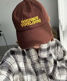 【ウィゴー/WEGO】の【ユニセックス着用ITEM】ウネリロゴツイルキャップ ブラウン|ID: prp329100004517621 ipo3291000000032589886