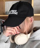 【ウィゴー/WEGO】の【ユニセックス着用ITEM】ウネリロゴツイルキャップ ブラック|ID: prp329100004517621 ipo3291000000032589889