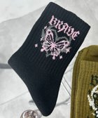 【ウィゴー/WEGO】のバタフライデザインソックス ブラック|ID: prp329100004517622 ipo3291000000031930963