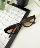 【ウィゴー/WEGO】の【ユニセックス着用ITEM】カラーレンズキャットアイ ブラウン|ID: prp329100004517623 ipo3291000000032213056