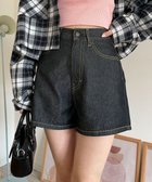 【ウィゴー/WEGO】のデニムショートパンツ ブラック|ID: prp329100004517624 ipo3291000000031930972