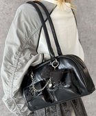 【ウィゴー/WEGO】のレースアップボストンバッグ ブラック|ID: prp329100004517626 ipo3291000000032213085