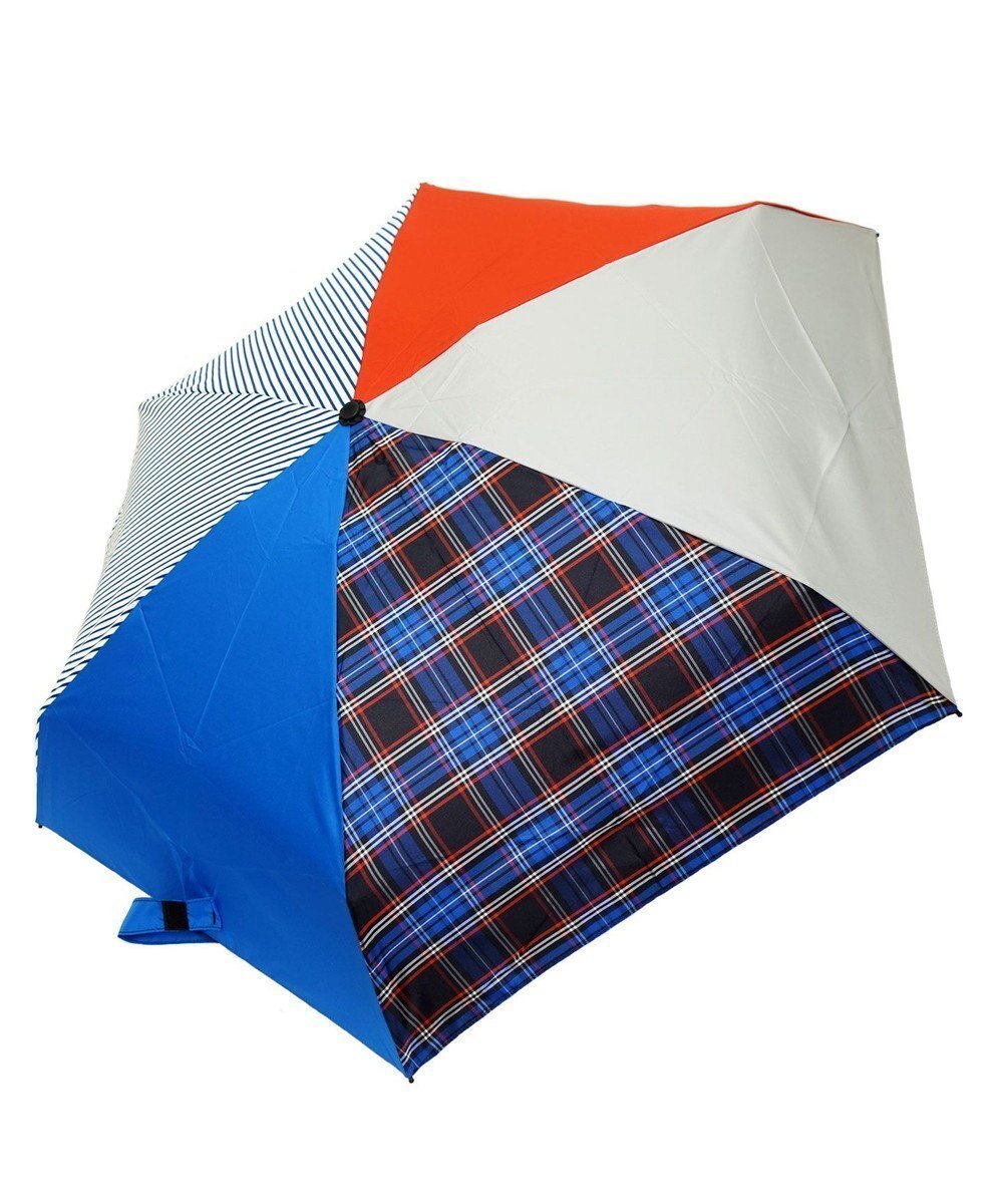 【プラスリング/+RING】のプラスリング レディース向け 晴雨兼用 折傘 MLT T1311 インテリア・キッズ・メンズ・レディースファッション・服の通販 founy(ファニー) 　ファッション　Fashion　レディースファッション　Fashion for Women　レイングッズ・傘・晴雨兼用傘　Umbrellas & Rain Gear　ラップ　Wrap, Wrap Design　傘　Umbrella, Parasol　マルチカラー|ID: prp329100004517636 ipo3291000000034959282