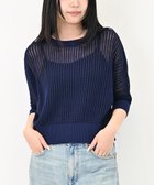 【トック/TOQUE】の25SS新作〈大草直子さんアドバイザー〉【洗える/天然素材】ウォッシャブルシルク×コットン粗メッシュニットドルマンスリーブ5分袖 人気、トレンドファッション・服の通販 founy(ファニー) ファッション Fashion レディースファッション Ladies' Fashion Online トップス・カットソー Tops/Tshirt ニット Knit Tops 春 Spring 洗える Washable キャミソール Camisole シルク Silk セーター Sweater タンク Tank メッシュ Mesh S/S・春夏 Ss・Spring/Summer おすすめ Recommend 夏 Summer エレガント 上品 Elegant ビジネス 仕事 通勤 Business 2025年 2025 2025春夏・S/S Ss,Spring/Summer,2025 thumbnail ネイビー|ID: prp329100004517638 ipo3291000000032093196