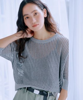【トック/TOQUE】の25SS新作〈大草直子さんアドバイザー〉【洗える/天然素材】ウォッシャブルシルク×コットン粗メッシュニットドルマンスリーブ5分袖 人気、トレンドファッション・服の通販 founy(ファニー) ファッション Fashion レディースファッション Fashion for Women トップス・カットソー Cut & Sew Tops ニット Knit Tops & Sweaters 春 Spring 洗える Machine Washable キャミソール Camisole, Spaghetti Strap Top シルク Silk, 100% Silk セーター Sweater, Knitwear タンク Tank Top, Sleeveless Top メッシュ Mesh, Net Fabric S/S・春夏 SS, Spring/Summer, Warm Season 再入荷 Restock / Back in Stock おすすめ Recommended / Our Picks 夏 Summer エレガント 上品 Elegant ビジネス 仕事 通勤 Business / Work / Commuting 2025年 2025 2025春夏・S/S Spring/Summer 2025 SS25 |ID:prp329100004517638