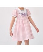 【エニィ/ANY / KIDS】のセーラーワンピース 人気、トレンドファッション・服の通販 founy(ファニー) ファッション Fashion キッズファッション Fashion for Kids ワンピース Dresses おすすめ Recommended / Our Picks ストライプ Stripe, Striped Pattern ポケット Pocket, Pocket Detail 夏 Summer 春 Spring S/S・春夏 SS, Spring/Summer, Warm Season thumbnail ピンク|ID: prp329100004518690 ipo3291000000033629325