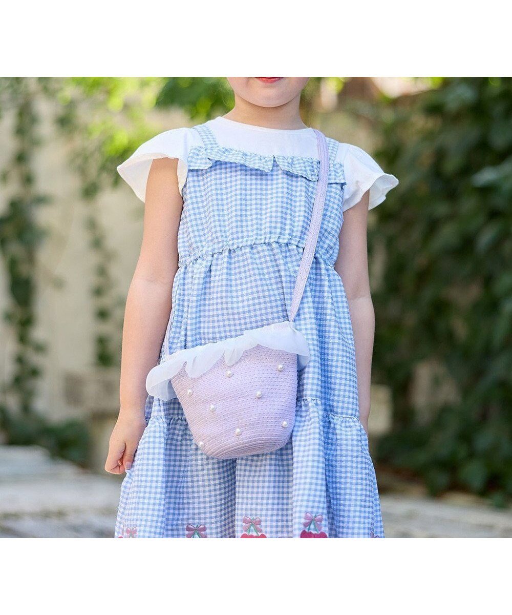 【エニファム/any FAM / KIDS】のペーパー ポシェット インテリア・キッズ・メンズ・レディースファッション・服の通販 founy(ファニー) 　ファッション　Fashion　キッズファッション　Fashion for Kids　ショルダー　Shoulder, Shoulder Strap　スマホ　Smartphone, Mobile Device　パール　Pearl, Pearl Accent　ペーパー　Paper, Kraft Paper　ポシェット　Pochette, Mini Bag　人気　Popular, Best Seller　再入荷　Restock / Back in Stock　夏　Summer　ラベンダー|ID: prp329100004518692 ipo3291000000032695347