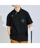 【ピーダブリュサーキュラス/PW CIRCULUS / MEN】の【UV遮蔽率97.8% / 軽量のDotAir / 高通気 / 軽撥水】【MEN】メッシュポケットシャツ ブラック系|ID: prp329100004518697 ipo3291000000031941347