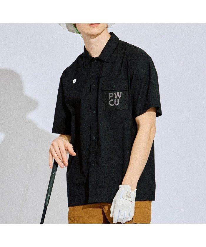 【ピーダブリュサーキュラス/PW CIRCULUS / MEN】の【UV遮蔽率97.8% / 軽量のDotAir / 高通気 / 軽撥水】【MEN】メッシュポケットシャツ ゴルフ インテリア・キッズ・メンズ・レディースファッション・服の通販 founy(ファニー) https://founy.com/ ファッション Fashion メンズファッション Men's Style Online トップス・カットソー Tops/Tshirt/Men シャツ Shirts 春 Spring 軽量 Lightweight シンプル Simple ストレッチ Stretch 人気 Popularity ポケット Pocket メッシュ Mesh ワーク Work S/S・春夏 Ss・Spring/Summer 夏 Summer ゴルフ Golf |ID: prp329100004518697 ipo3291000000032439735