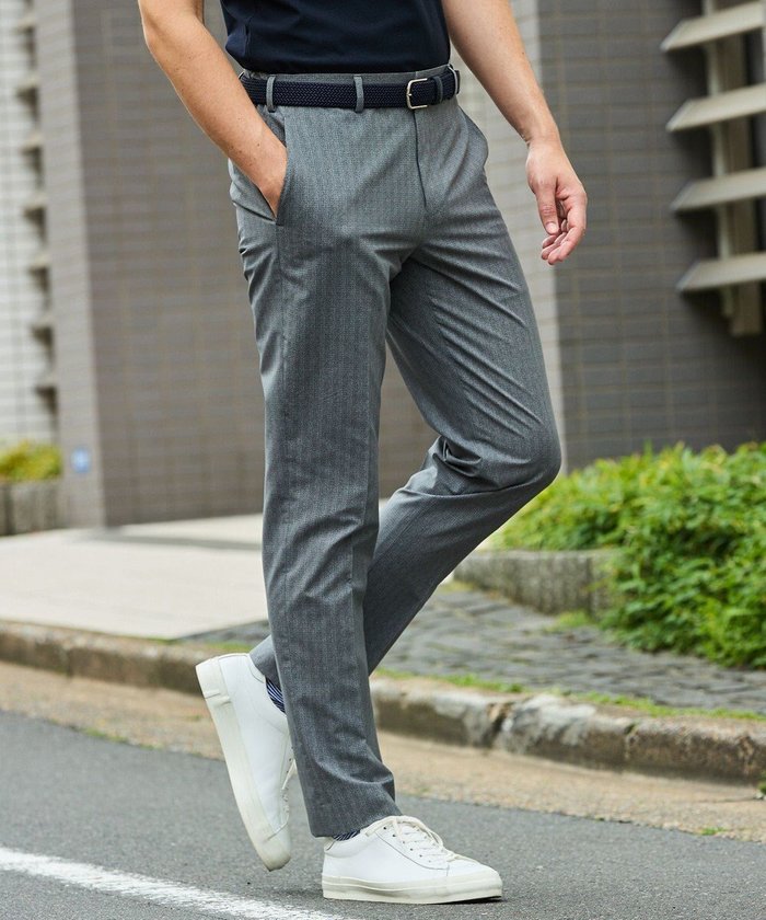 【五大陸/gotairiku / MEN】の圧倒的清涼感・8つの機能美【接触冷感/通気性/軽量/撥水…等】クールドッツ セットアップパンツ_ヘリンボーンプリント(25年モデル) インテリア・キッズ・メンズ・レディースファッション・服の通販 founy(ファニー) https://founy.com/ ファッション Fashion メンズファッション Men's Style Online ボトムス Bottoms/Men ウォッシャブル Washable 春 Spring コンパクト Compact 軽量 Lightweight ジャケット Jacket ストライプ Stripe ストレッチ Stretch スーツ Suit セットアップ Set Up テーパード Tapered 定番 Standard ハーフ Half プリント Print ヘリンボーン Herringbone ボトム Bottom 無地 Plain Color S/S・春夏 Ss・Spring/Summer 夏 Summer ビジネス 仕事 通勤 Business |ID: prp329100004518703 ipo3291000000032633704