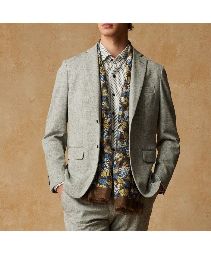 【ジョセフ アブード/JOSEPH ABBOUD / MEN】のスモールリーフプリント ストール インテリア・キッズ・メンズ・レディースファッション・服の通販 founy(ファニー) https://founy.com/ ファッション Fashion メンズファッション MEN シルク Silk ストール Stall スヌード Snood ハンド Hand プリント Print マフラー Scarf 夏 Summer 春 Spring S/S・春夏 Ss・Spring/Summer |ID: prp329100004518704 ipo3291000000031941392