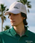 【23区 ゴルフ/23区GOLF / MEN】の【UNISEX】パンチングキャップ 通気性抜群 ベーシックタイプ ホワイト系|ID: prp329100004518716 ipo3291000000031941460