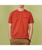 【ジョセフ アブード マウンテン/JOSEPH ABBOUD MOUNTAIN / MEN】の【MADE IN JAPAN/吸水速乾/男女兼用】プレーティング天竺アウトドア Tシャツ オレンジ系|ID: prp329100004518718 ipo3291000000031941468