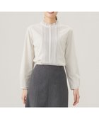 【ジェイ プレス/J.PRESS】のプレーティングジャージー フリルネック カットソー グレージュ系|ID: prp329100004518726 ipo3291000000032576609